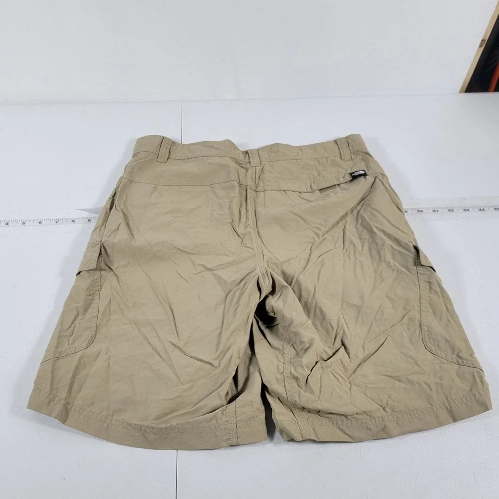 The North Face Mens Cargo Shorts Tan Size 32 Utility Outdoor Casual‎